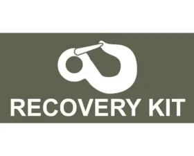 Quadratec Recovery Kit Ammo Storage Box Decal White